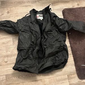 Wippette RainThings Jacket, color black, size large, gently used, good condition